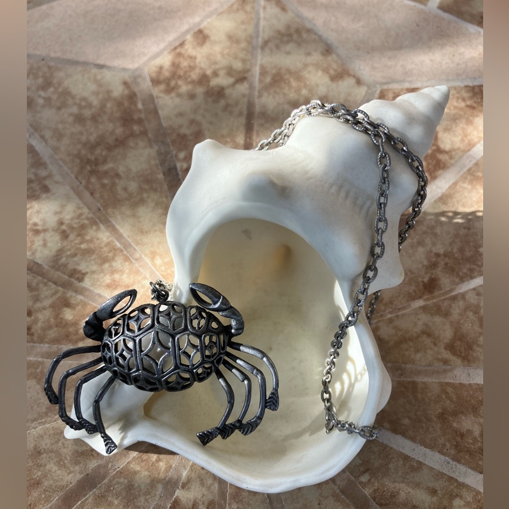 💥 3 for $15 Sale
Silver Crab Pendant Necklace